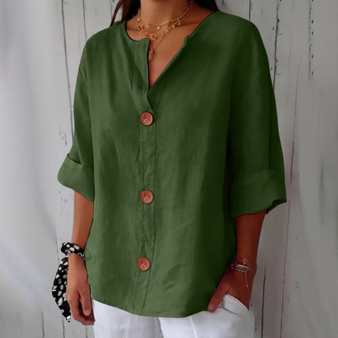 Cozy Amsterdam™ | Casual Linnen Blouse