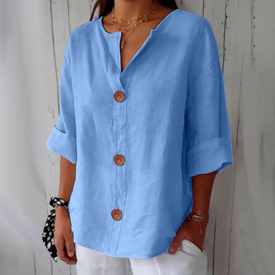 Cozy Amsterdam™ | Casual Linnen Blouse