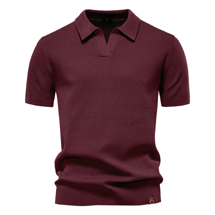 Ulrich – Strukturiertes poloshirt