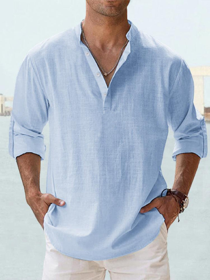 Lenoir™ | Chemise en lin-ademhalingsmiddel