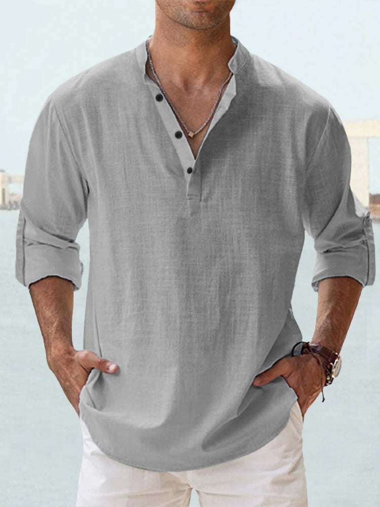 Lenoir™ | Chemise en lin-ademhalingsmiddel