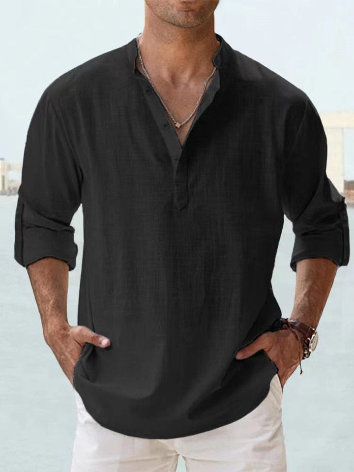 Lenoir™ | Chemise en lin-ademhalingsmiddel