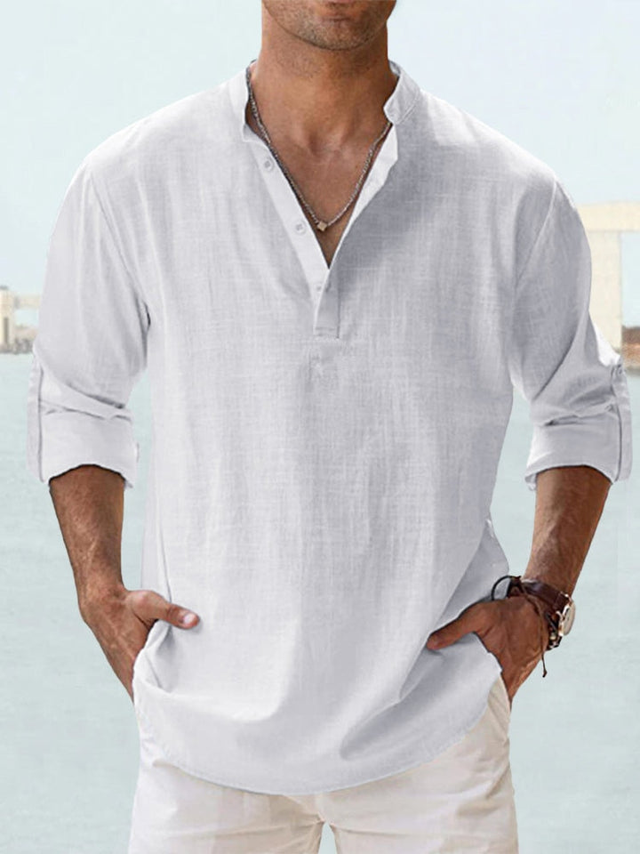 Lenoir™ | Chemise en lin-ademhalingsmiddel