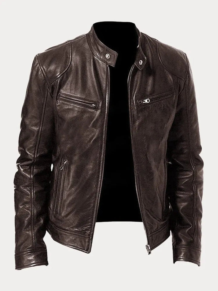 Cozy Amsterdam™ | Pigani – Casual Leren Jas