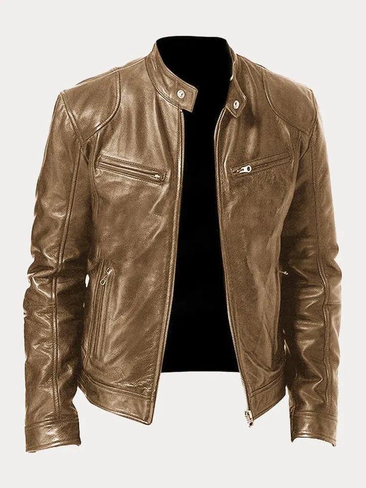 Cozy Amsterdam™ | Pigani – Casual Leren Jas