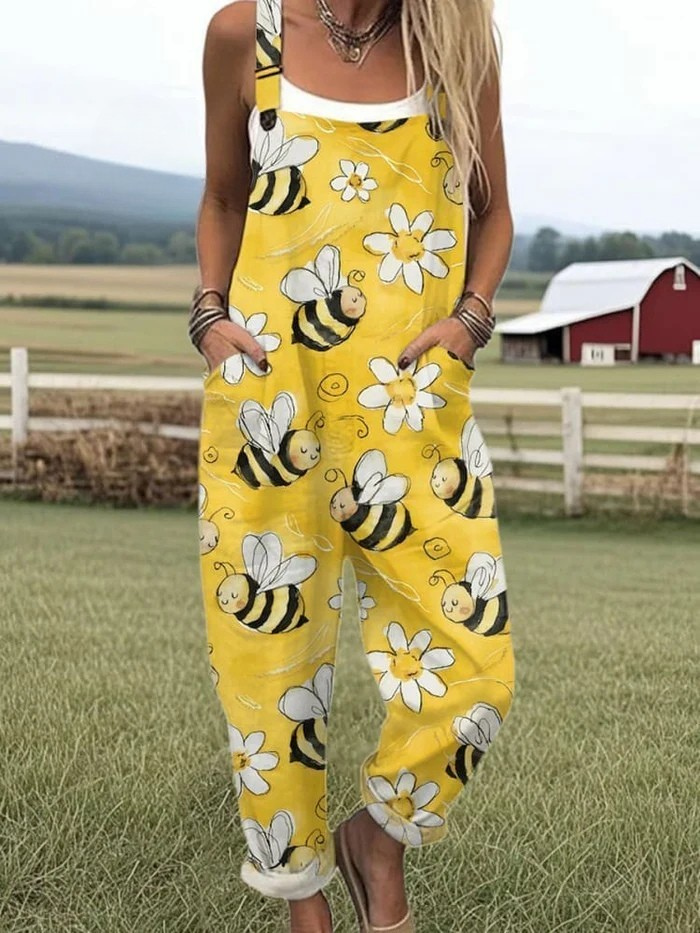 Cozy Amsterdam™ | Vintage Lente Jumpsuit