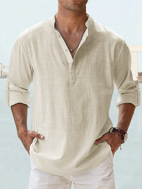 Lenoir™ | Chemise en lin-ademhalingsmiddel