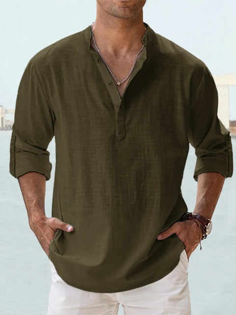 Lenoir™ | Chemise en lin-ademhalingsmiddel