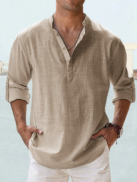 Lenoir™ | Chemise en lin-ademhalingsmiddel