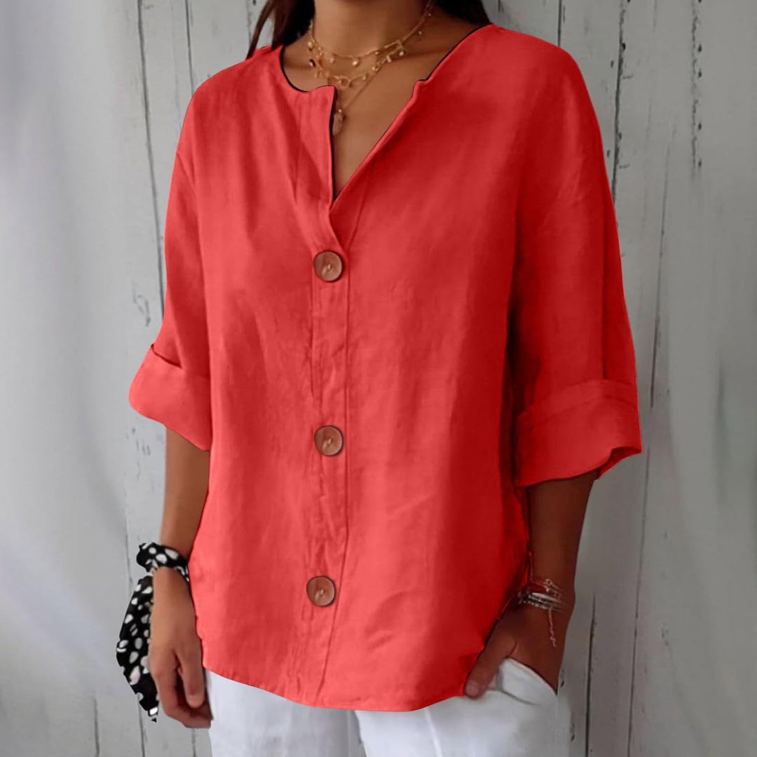 Cozy Amsterdam™ | Casual Linnen Blouse
